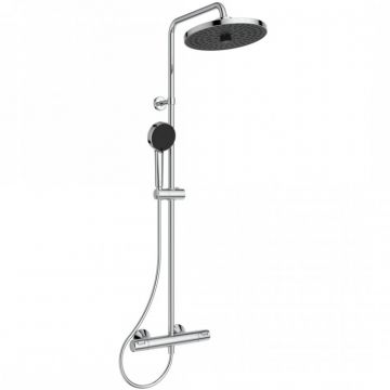Душевая система Ideal Standard Ceratherm T25+ термостатическая, верхний душ, хром (A7210AA)