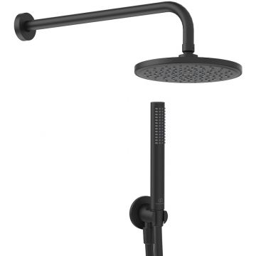 Комплект верхнего и ручного душа Ideal Standard Ideal Rain Silk Black, черный матовый (BD389XG)