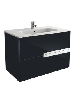 Модуль для раковины Roca Victoria Nord,78*45*55 см, с доводчиками, черный (Z.RU90.0.009.7)