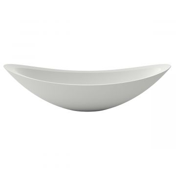 Раковина AZARIO 580x330x160 накладная из искусственного камня, белая матовая (AZ-1225S)