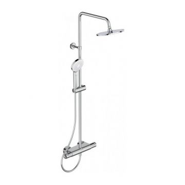 Душевая колонна Ideal Standard Ceratherm T50, в комплекте с термостатическим смесителем для душа, с полочкой (A7230AA)