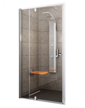 Душевая дверь Ravak Pivot PDOP2-100 белая/белая + Транспарент