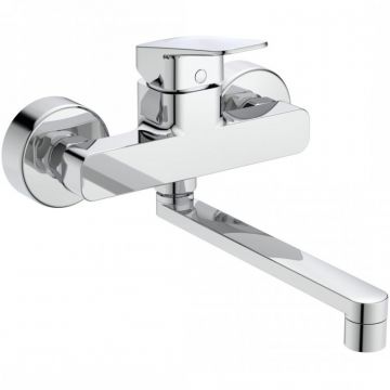 Смеситель для кухни Ideal Standard CERAPLAN настенный, с поворотным изливом 200 мм, хром (BD340AA)