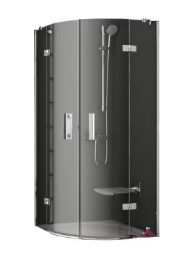 Душевой уголок Ravak Smartline SMSKK4-90 профиль хром, стекло прозрачное