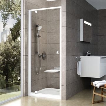 Душевая дверь Ravak Pivot PDOP1-90 белый + Траспарент