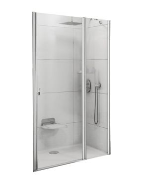 Душевая дверь Ravak Chrome	CSD2-100, профиль хром, стекло прозрачное
