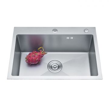 Кухонная мойка AZARIO MIA 600х500х200 нержавеющая сталь, цвет Серебро (AZS6050M)