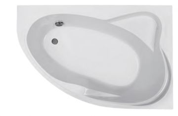 Асимметричная акриловая ванна Roca LUNA 170х115, правосторонняя