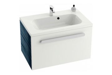 Шкаф под умывальник Ravak Chrome SDU 800, 80*49*47 см, оникс/белая (X000000535)