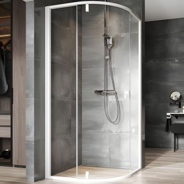 Душевой уголок Ravak Nexty NSKK3-90 90x90 стекло Transparent, профиль Белый (3O677101Z1)