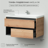 Крмплект тумба Итана Amelia 90 902х480х490 подвесная, с раковиной Alisa 90 Дуб Эвок Прибрежный (CS00092161)