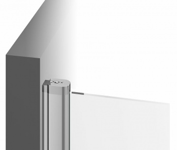 Душевая дверь Ravak Chrome CRV1-80 распашная, стекло Transparent, профиль Хром (1QV40C01Z1)
