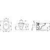 Унитаз подвесной Ideal Standard Ecco New/Eurovit без сиденья (W740601)