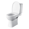 Унитаз-компакт Roca ACCESS, косой выпуск, c сиденьем микролифт (7.34P2.3.900.Y)