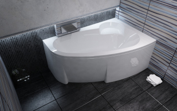 Ванна акриловая Ravak ASYMMETRIC 160x105 Правая белая