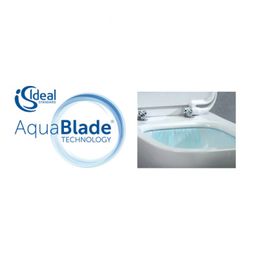 Унитаз подвесной Ideal Standard Strada II AquaBlade с сиденьем микролифт, белый (T359601)