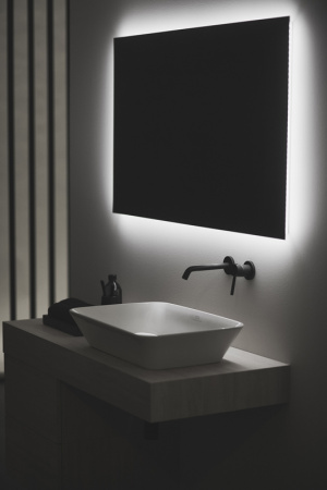 Смеситель для раковины настенный Ideal Standard Silk Black Ceraline, черный матовый (A6938XG)