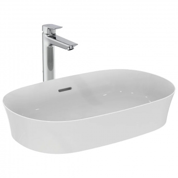 Раковина-чаша Ideal Standard Ipalyss 60 см накладная, с переливом, белый (E139701)
