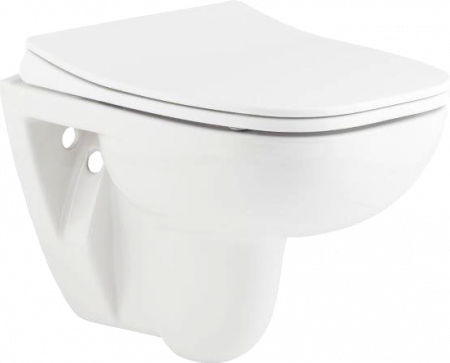 Комплект Унитаз подвесной Seramiksan Petite + Крышка AG50006 с микролифтом + Инсталляция DIWO + Кнопка 7323 черная матовая