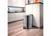 Корзина для мусора с педалью, 8л AQUATEK, полир. хром AQ4992CR