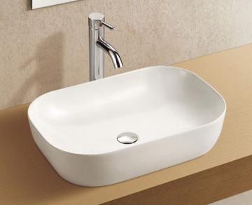 Раковина Azario 610х400х160 накладная, белый глянец (AZ-2143P)
