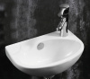 Раковина Azario 37 х25х15 угловая, белая (AZ-41203)