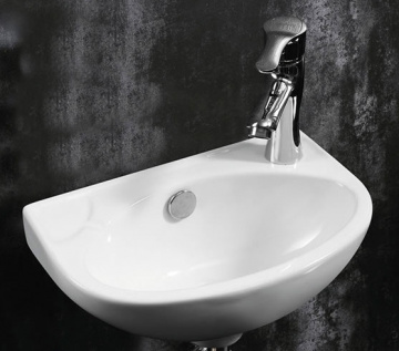 Раковина Azario 37 х25х15 угловая, белая (AZ-41203)