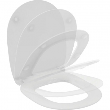 Унитаз подвесной Ideal Standard Connect безободковый, с сиденьем Микролифт, белый (W941103)