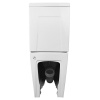 Унитаз-компакт Azario Quadro 605x340x810 напольный, смыв "Торнадо", безободковый с сидением микролифт и арматурой, белый (AZ-2175 UQ1)