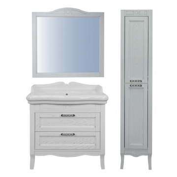 Комплект тумба с раковиной Azario Carolina 90/2, 90*87*50 см, патинa (CS00068638)