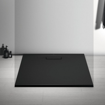 Душевой поддон Ideal Standard ULTRAFLAT NEW 900x900x25 ультратонкий, акриловый квадратный, черный (T4467V3)