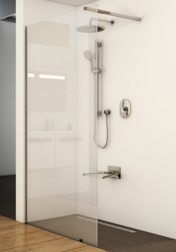 Неподвижная душевая стенка Ravak ST Walk-In Wall 1200 x 2000 блестящий + транспарент