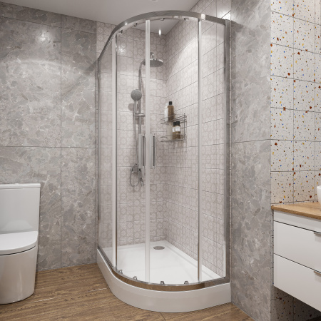 Поддон для душа STWORKI Хельсинки 120x80 L, с сифоном