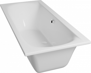 Комплект Акриловая ванна STWORKI Хадстен SW1016075028 без опоры 180x80 см + Каркас SW5018080052 180 + Гарнитур Готланд WH628-MB черный матовый