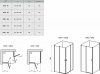 Душевая дверь Ravak Chrome CRV2-80 профиль Белый стекло Transparent (1QV40100Z1)