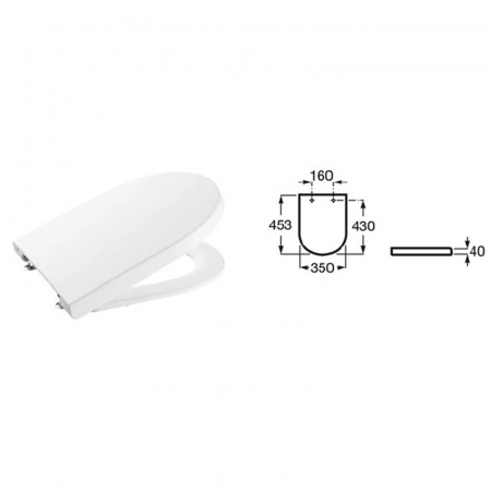 ПЭК Roca Meridian Pack подвесной унитаз Rimless + инсталляция + сиденье Supralit (7.8931.0.499.0)