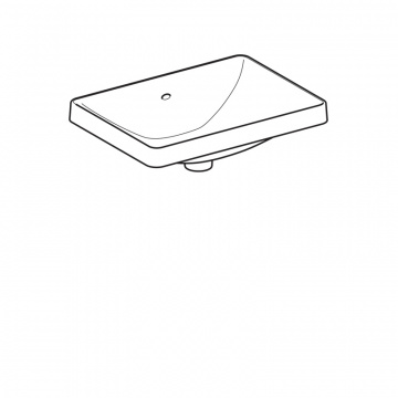 Раковина Geberit VariForm, 55х40 см, белая (500.736.01.2)