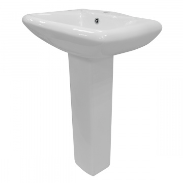 Раковина с пьедесталом AZARIO ELANA 560х440х835 (AZ-334P)