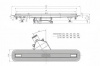 Душевой лоток Bettoserb Advanced Slim 750 13600034