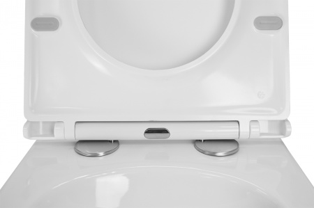 Сет 3 в 1 инсталляция Grohe Rapid SL с клавишей смыва  + подвесной унитаз Azario Grado c быстросъемным сиденьем микролифт (38772001+AZ-0046N)