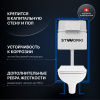 Комплект Унитаз подвесной DIWO Сочи 7508N003-0079 безободковая + Крышка Yakut 0344 с микролифтом + Инсталляция STWORKI + Кнопка Хельсинки 500473 хром матовая