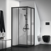 Душевой поддон Ideal Standard ULTRAFLAT NEW 900x900x25 ультратонкий, акриловый квадратный, черный (T4467V3)