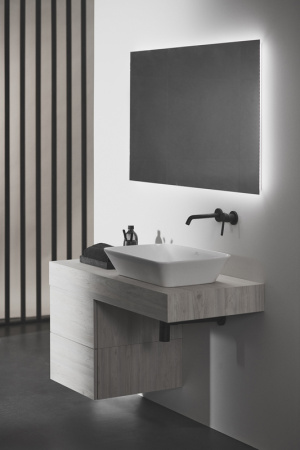 Смеситель для раковины настенный Ideal Standard Silk Black Ceraline, черный матовый (A6938XG)