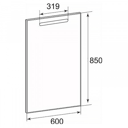 Зеркало Roca The Gap 60*85 см  с подсветкой (Z.RU93.0.268.8)