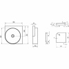 Раковина Ravak Yard 45 C угловая, белая (XJX01045000)
