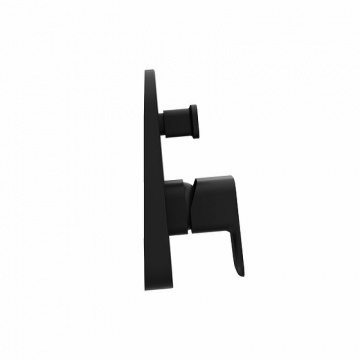 Смеситель для душа Ravak 10° Free black-TD F 061.20 скрытый монгтаж, керамический картридж,черный матовый (X070156)