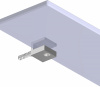 Полка STWORKI Glass Shelf 80 полкодержатели хром