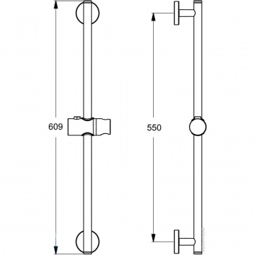 Душевая штанга Ideal Standard Idealrain 600 (B9420AA)
