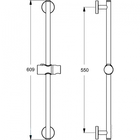 Душевая штанга Ideal Standard Idealrain 600 (B9420AA)