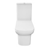 Унитаз-компакт Azario Alba 620х405х805 напольный, безободковый, с сиденьем микролифт (AZ-8323)